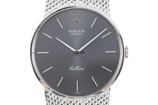 Special Replica Rolex Cellini 3915 Caliber 1600 Manual Winding Movement 31mm White Gold Case Womens Watch - Image 7