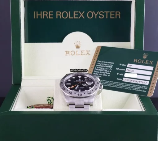Incredible Replica Rolex Explorer II 216570 Caliber 3187 Automatic Movement 42mm Steel Case Mens/unisex Watch - Image 5