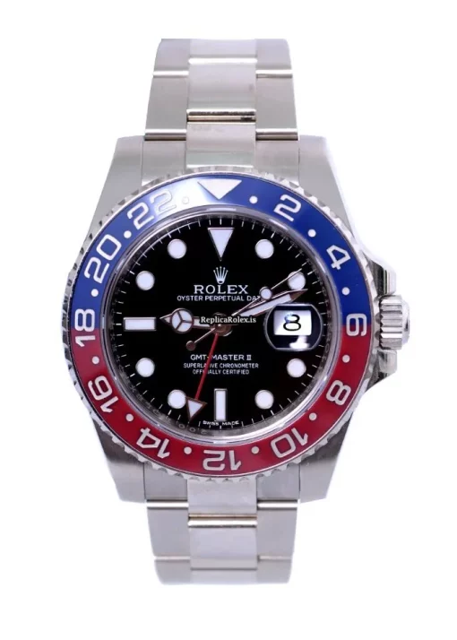 Exquisite Imitation Rolex Gmt-master II 116719blro Caliber 3186 Automatic Movement 40mm White Gold Case Mens/unisex Watch