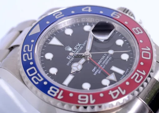 Exquisite Imitation Rolex Gmt-master II 116719blro Caliber 3186 Automatic Movement 40mm White Gold Case Mens/unisex Watch - Image 2