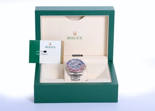 Exquisite Imitation Rolex Gmt-master II 116719blro Caliber 3186 Automatic Movement 40mm White Gold Case Mens/unisex Watch - Image 8