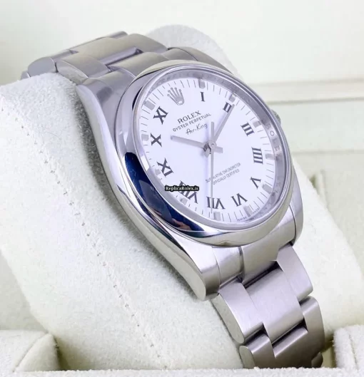Fine Fake Rolex Air King 114200 Caliber 3130 Automatic Movement 34mm Steel Case Mens/unisex Watch - Image 3