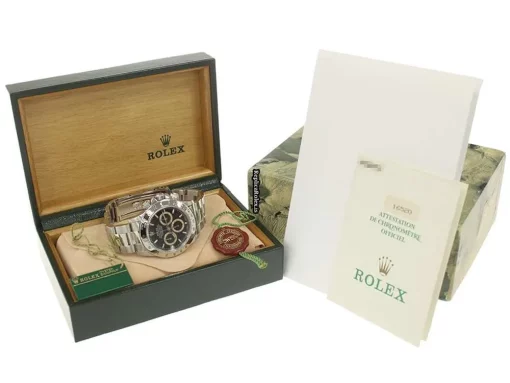 Nice Fake Rolex Daytona 16520 Caliber 4030 Automatic Movement 40mm Steel Case Mens/unisex Watch - Image 14