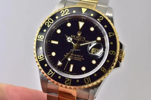 Great Replica Rolex Gmt-master II 16713 Automatic Movement 40mm Gold/steel Case Watch - Image 8