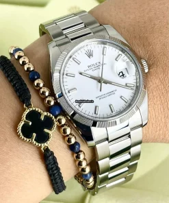 Neat Fakes Rolex Oyster Perpetual Date 115210 Caliber 3135 Automatic Movement 34mm Steel Case Mens/unisex Watch