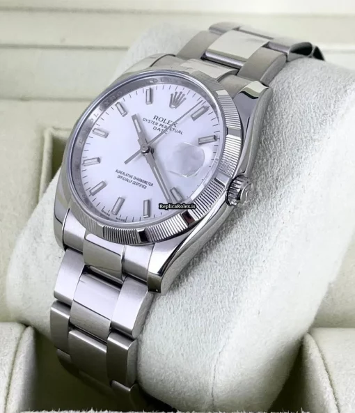 Neat Fakes Rolex Oyster Perpetual Date 115210 Caliber 3135 Automatic Movement 34mm Steel Case Mens/unisex Watch - Image 4