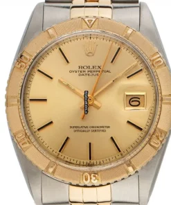 Defect Replica Rolex Datejust Turn-o-graph 1625 Caliber 1570 Automatic Movement 36mm Gold/steel Case Mens/unisex Watch