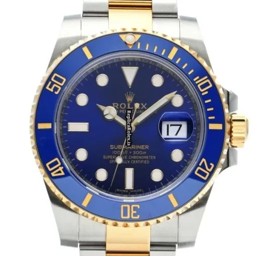Distinctive Fake Rolex Submariner Date 116613lb Caliber 3135 Automatic Movement 40mm Steel Case Watch - Image 6