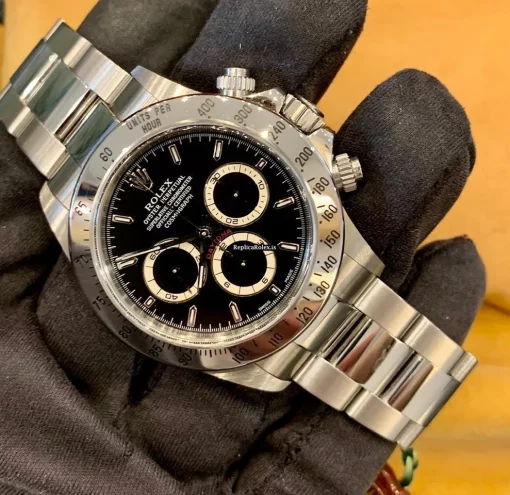 Exquisite Replica Rolex Daytona 16520 Zenith El Primero Caliber 4030 Automatic Movement 40mm Steel Case Mens/unisex Watch - Image 7