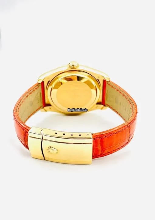 Fabulous Replica Rolex Datejust 116188 Caliber 3135 Automatic Movement 36mm Yellow Gold Case Mens/unisex Watch - Image 5