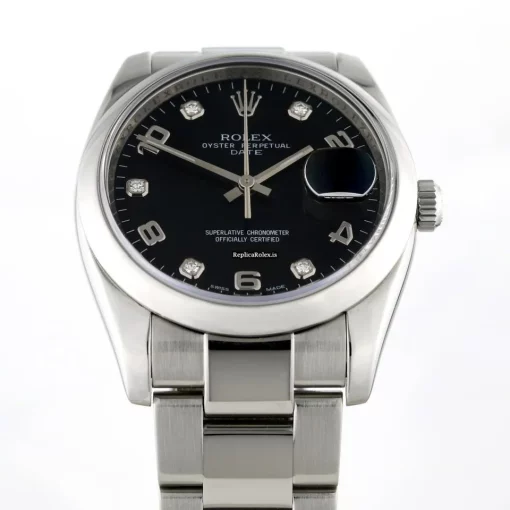 Luxury Replica Rolex Oyster Perpetual Date 115200 Automatic Movement 34mm Steel Case Watch