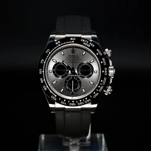 Wonderful Replica Rolex Daytona 116519ln Caliber 4130 Automatic Movement 40mm White Gold Case Mens/unisex Watch - Image 3