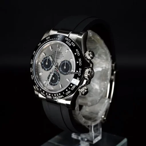 Wonderful Replica Rolex Daytona 116519ln Caliber 4130 Automatic Movement 40mm White Gold Case Mens/unisex Watch - Image 4