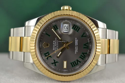 Offering Fake Rolex Datejust II 116333 Caliber 3136 Automatic Movement 41mm Gold/steel Case Mens/unisex Watch