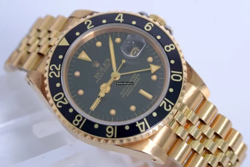 Great Clone Rolex Gmt-master 16758 Automatic Movement 40mm Yellow Gold Case Mens/unisex Watch - Image 2