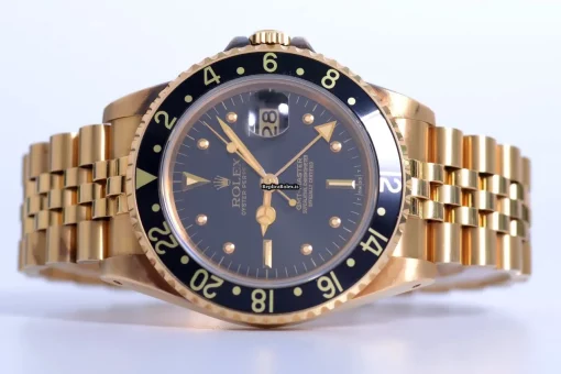 Great Clone Rolex Gmt-master 16758 Automatic Movement 40mm Yellow Gold Case Mens/unisex Watch - Image 3