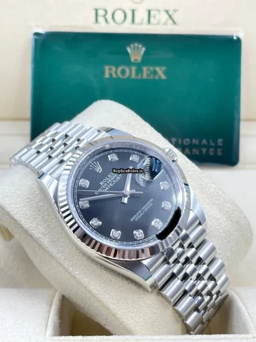 Well Made Replica Rolex Datejust 126234 Caliber 3235 Automatic Movement 36mm Steel Case Mens/unisex Watch - Image 3