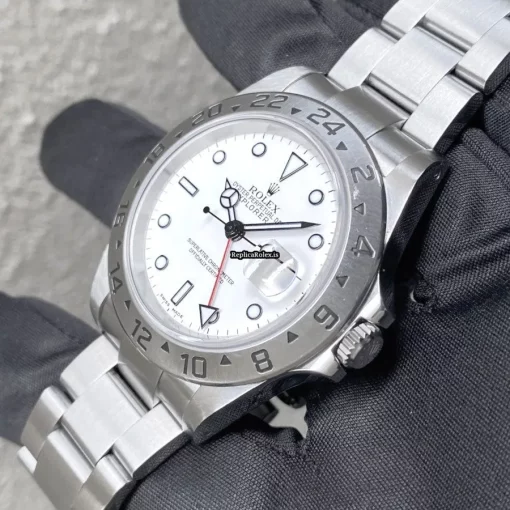 Stylish Replica Rolex Explorer II 16570 Caliber 3185 Automatic Movement 40mm Steel Case Mens/unisex Watch - Image 10