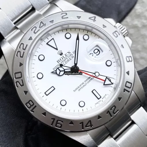 Stylish Replica Rolex Explorer II 16570 Caliber 3185 Automatic Movement 40mm Steel Case Mens/unisex Watch - Image 2