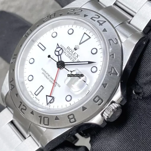 Stylish Replica Rolex Explorer II 16570 Caliber 3185 Automatic Movement 40mm Steel Case Mens/unisex Watch - Image 3