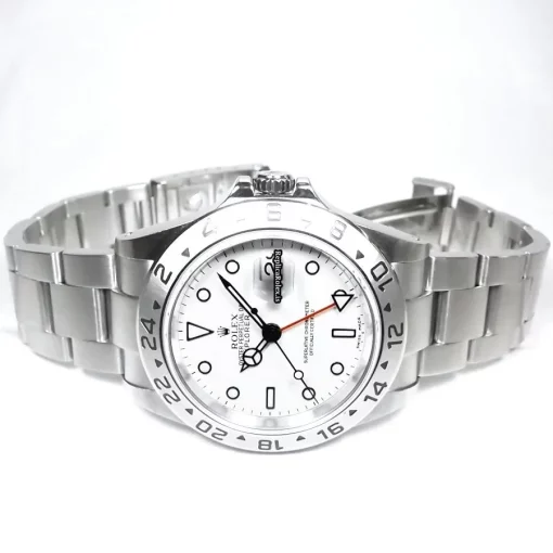 Stylish Replica Rolex Explorer II 16570 Caliber 3185 Automatic Movement 40mm Steel Case Mens/unisex Watch - Image 5