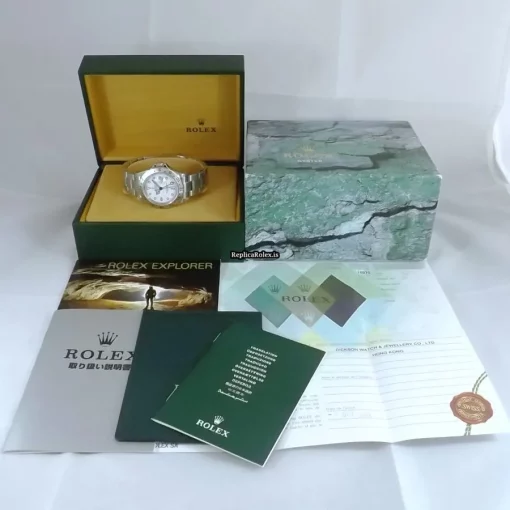 Stylish Replica Rolex Explorer II 16570 Caliber 3185 Automatic Movement 40mm Steel Case Mens/unisex Watch - Image 8