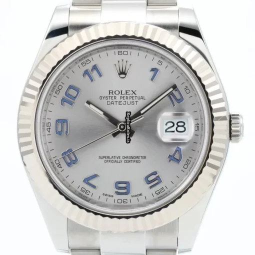 Inexpensive Replica Rolex Datejust II 116334 Caliber 3136 Automatic Movement 41mm Gold/steel Case Mens/unisex Watch - Image 2