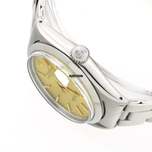 Fine Fakes Rolex Oyster Perpetual Date 1500 Automatic Movement 34mm Steel Case Watch - Image 3