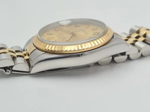 Distinctive Replica Rolex Lady-datejust 68273 Caliber 2135 Automatic Movement 31mm Gold/steel Case Womens Watch - Image 9