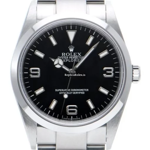 Well Made Fake Rolex Explorer 114270 Caliber 3130 Automatic Movement 36mm Steel Case Watch - Image 6