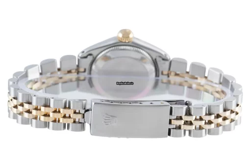 Fantastic Knockoff Rolex Oyster Perpetual Lady Date 6517 Caliber 1161 Automatic Movement 26mm Gold/steel Case Womens Watch - Image 10