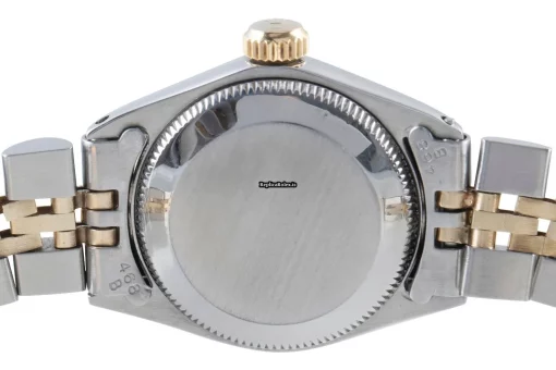 Fantastic Knockoff Rolex Oyster Perpetual Lady Date 6517 Caliber 1161 Automatic Movement 26mm Gold/steel Case Womens Watch - Image 8
