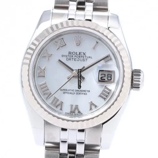 Cheap Clone Rolex Lady-datejust 179174nr Automatic Movement 26mm Gold/steel Case Womens Watch