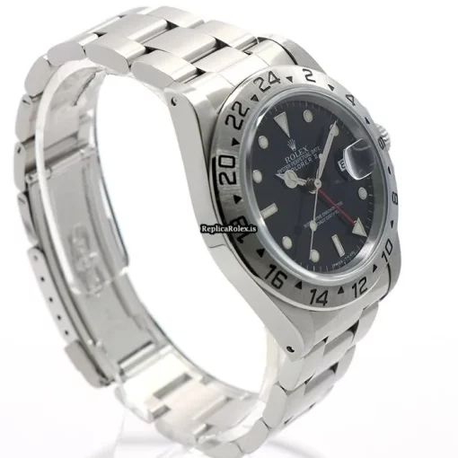 Remarkable Fake Rolex Explorer II 16570 Caliber 3185 Automatic Movement 40mm Steel Case Watch - Image 6