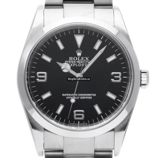 Incredible Fake Rolex Explorer 114270 Caliber 3130 Automatic Movement 36mm Steel Case Watch - Image 6