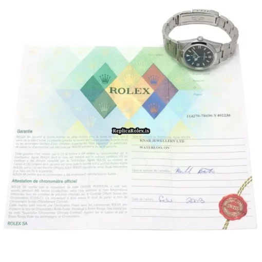 Aaa Fake Rolex Explorer 114270 Caliber 3130 Automatic Movement 36mm Steel Case Watch - Image 5