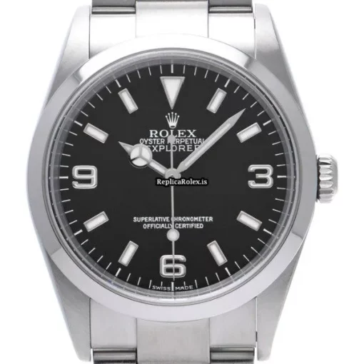 Aaa Fake Rolex Explorer 114270 Caliber 3130 Automatic Movement 36mm Steel Case Watch - Image 6