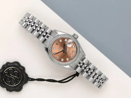 Attractive Fake Rolex Lady-datejust 79174 Automatic Movement 26mm Gold/steel Case Watch