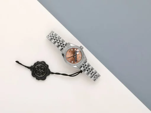 Attractive Fake Rolex Lady-datejust 79174 Automatic Movement 26mm Gold/steel Case Watch - Image 2
