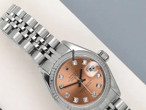 Attractive Fake Rolex Lady-datejust 79174 Automatic Movement 26mm Gold/steel Case Watch - Image 3
