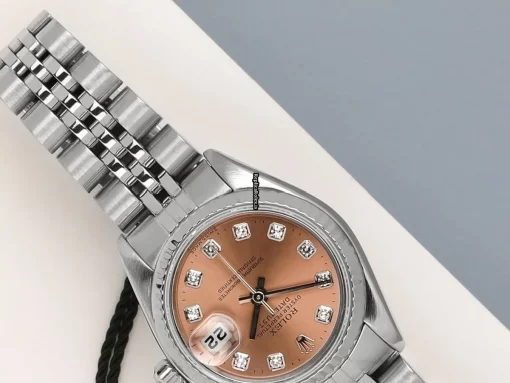 Attractive Fake Rolex Lady-datejust 79174 Automatic Movement 26mm Gold/steel Case Watch - Image 4