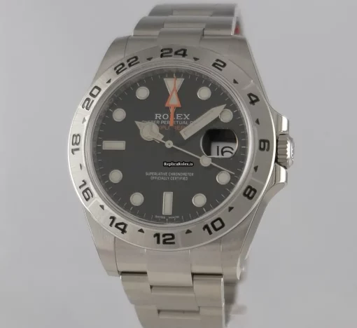 Trustworthy Fake Rolex Explorer II 216570 Automatic Movement 41mm Steel Case Mens/unisex Watch - Image 2