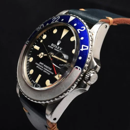 Amazing Imitation Rolex Gmt-master 1675 Automatic Movement Steel Case Mens/unisex Watch - Image 3