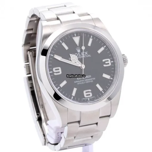 Popular Fake Rolex Explorer 214270 Automatic Movement 39mm Steel Case Mens/unisex Watch - Image 8