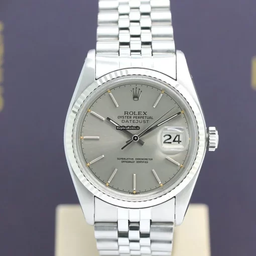 Inexpensive Replica Rolex Datejust 16014 Caliber 3035 Automatic Movement 36x42mm Steel Case Mens/unisex Watch - Image 3
