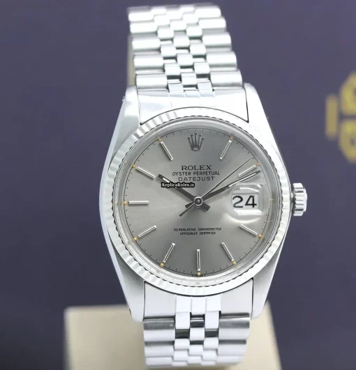 Inexpensive Replica Rolex Datejust 16014 Caliber 3035 Automatic Movement 36x42mm Steel Case Mens/unisex Watch - Image 7