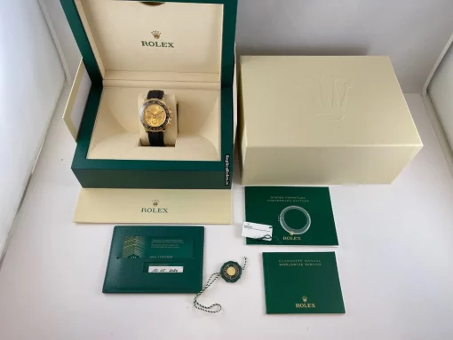 Reliable Fake Rolex Daytona 116518ln Caliber 4130 Automatic Movement 40mm Yellow Gold Case Mens/unisex Watch - Image 6