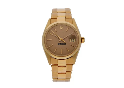 Beautiful Replica Rolex Oyster Perpetual Date 1500 Automatic Movement 34mm Yellow Gold Case Mens/unisex Watch