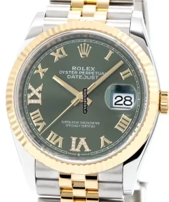 Great Fake Rolex Datejust 126233 Automatic Movement 36mm Gold/steel Case Mens/unisex Watch