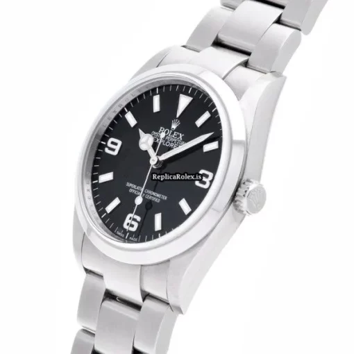 Incredible Fake Rolex Explorer 114270 Caliber 3130 Automatic Movement 36mm Steel Case Watch - Image 2